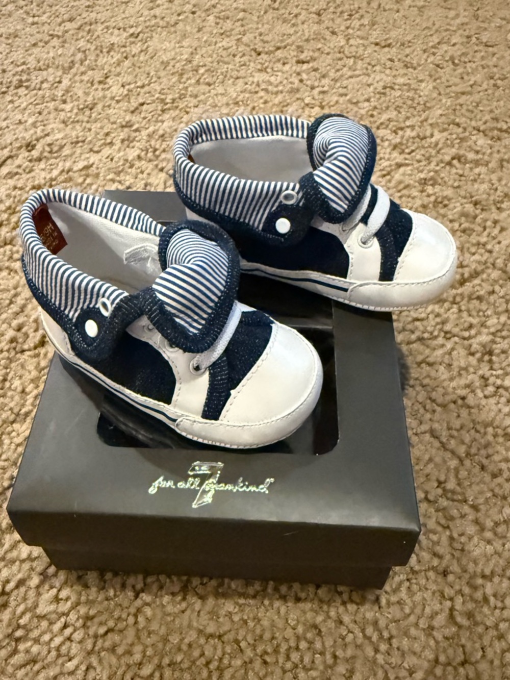 7 for all mankind infant boy booties